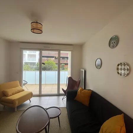 Joli T2 Terrasse Parking Prive Confort Montpellier