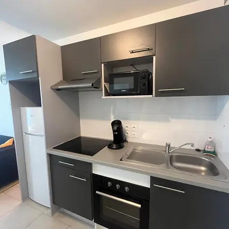 公寓 Joli T2 Terrasse Parking Prive Confort 蒙彼利埃