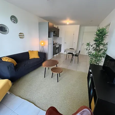 Joli T2 Terrasse Parking Privé Confort Montpellier